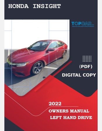 honda insight 2022 owners manual